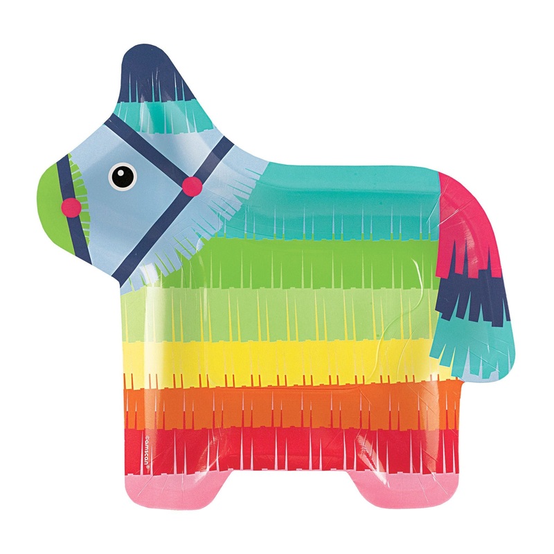 Donkey Paper Plates 8ct  | Fiesta