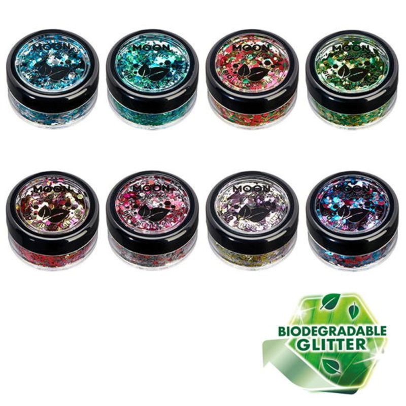 Mystic BIO Chunky Glitter -Moon Glitter