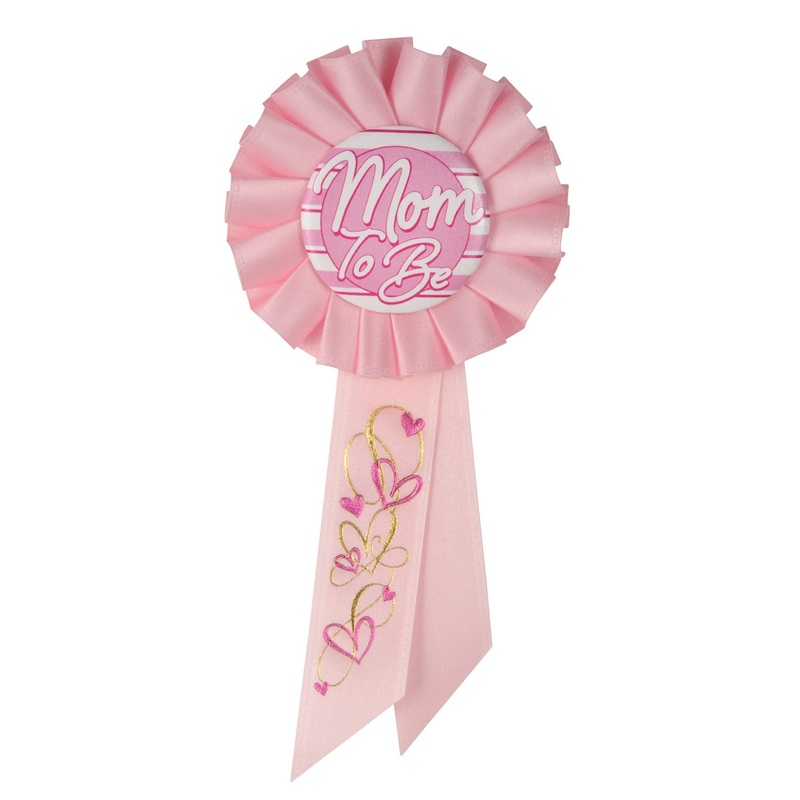 Pink Mom To Be Rosette | Baby Shower