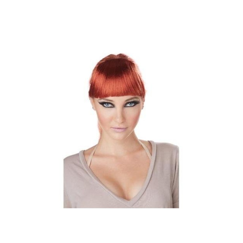 Red Clip in Bangs