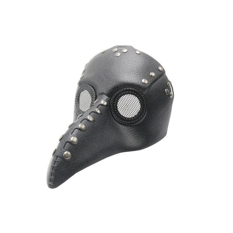 Black Short Beak Plague Mask