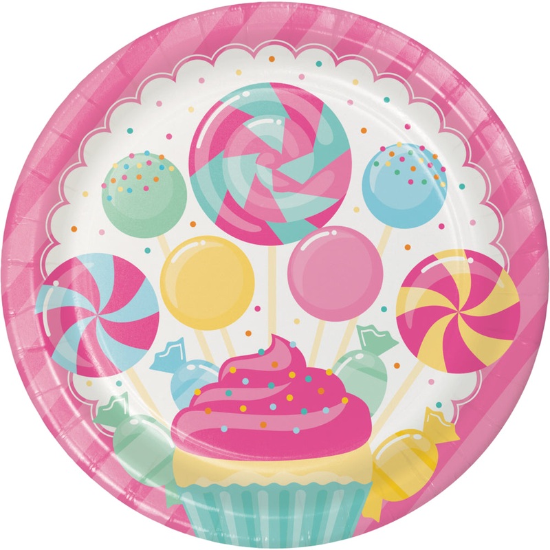 Candy Shop 9in Plate 8ct | Kid's Birthday