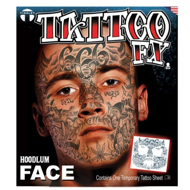 Face Tattoo Kit Hoodlum