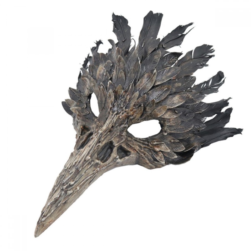 Feather & Bone Bird Mask