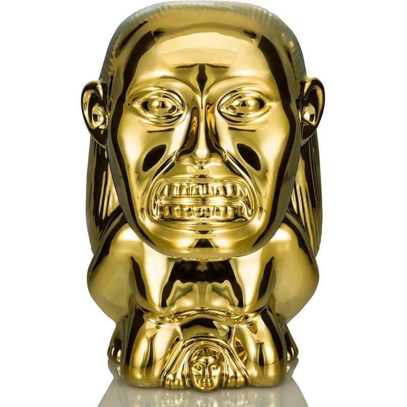Geeki Tikis Indiana Jones and the Raiders of the Lost Ark Golden Idol Ceramic Mug | Party Cocktail Tumbler For Liquor and Beverages | Holds 24 Ounces
