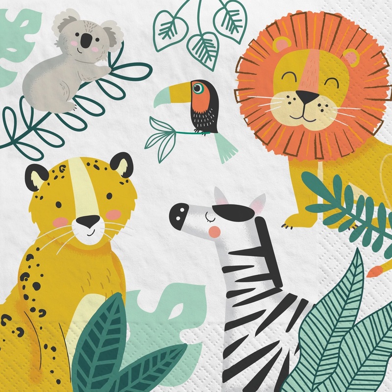 Get Wild Birthday Luncheon Napkins 16ct | Kid's Birthday