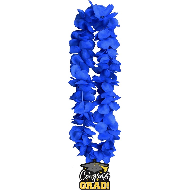 Grad Lei with Pendant | Blue