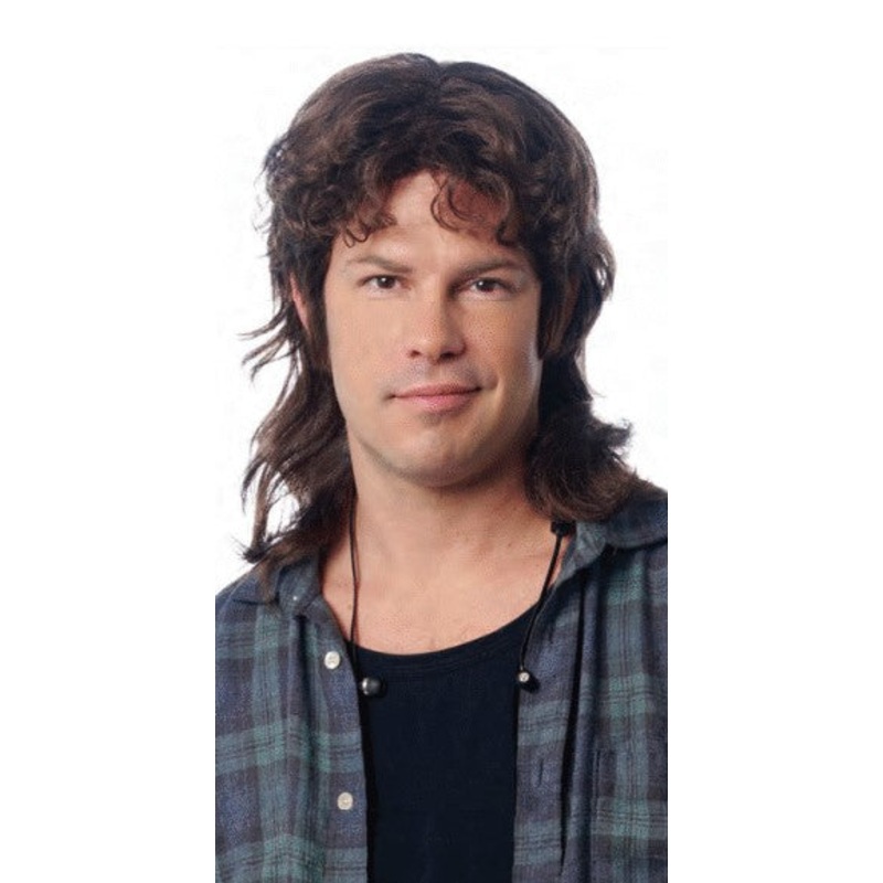 Hipster Mullet Brown | Wig