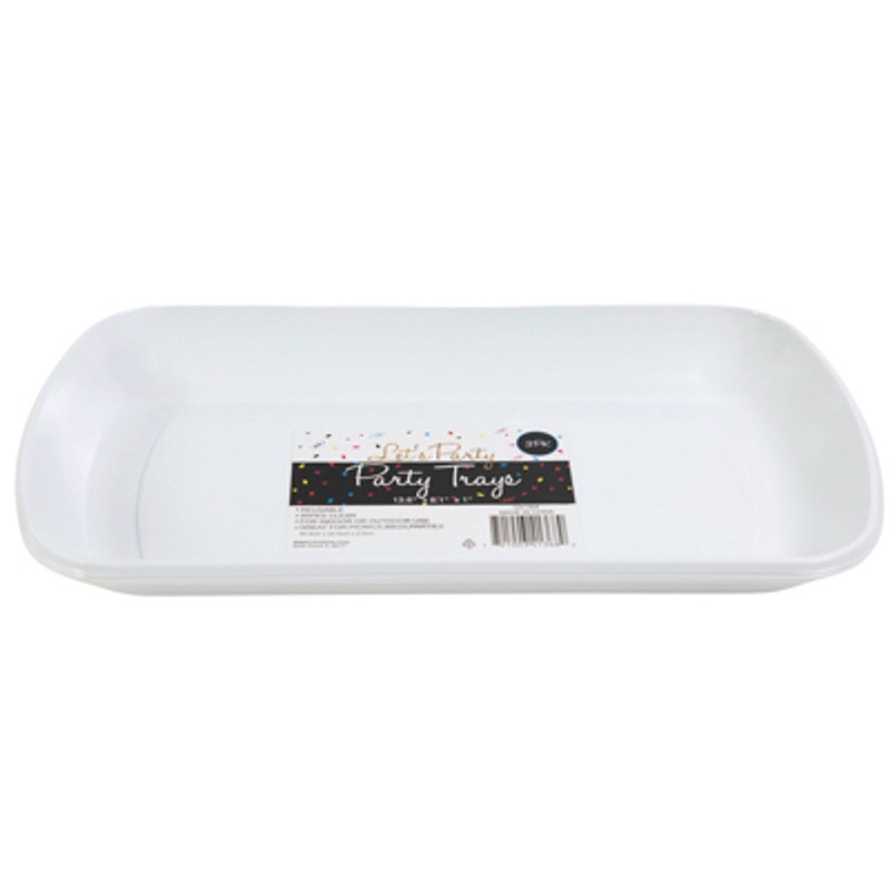 PARTY TRAYS 3PK DISPOSABLE