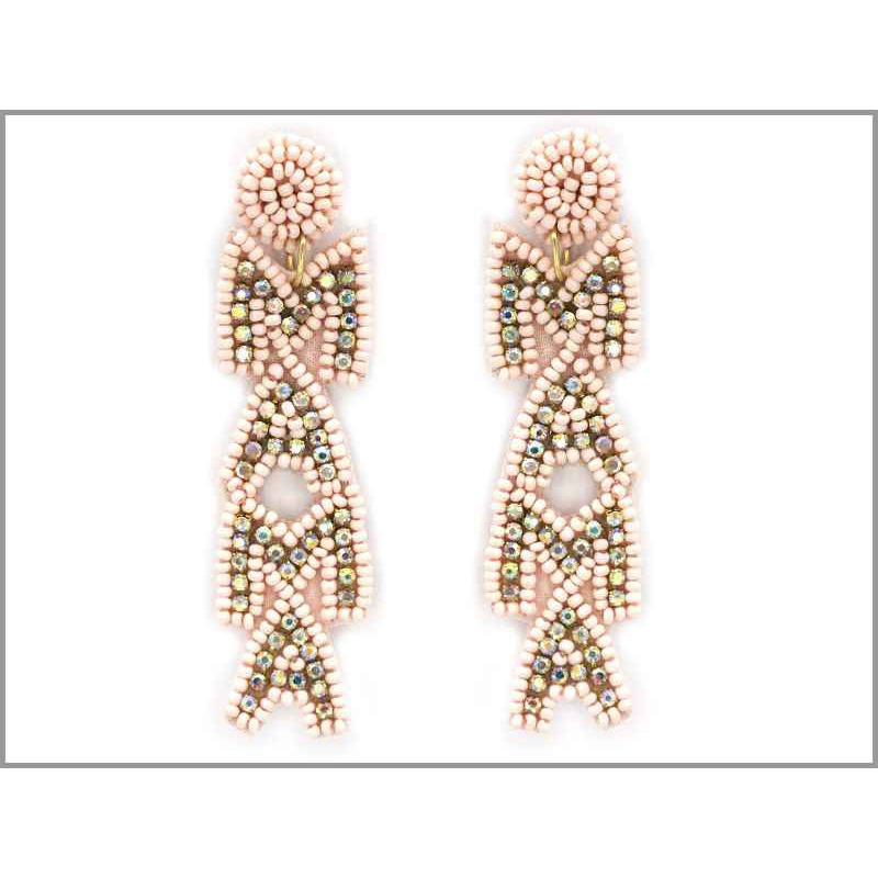 Rhinestone Mama Earrings Pink | Mother's Day
