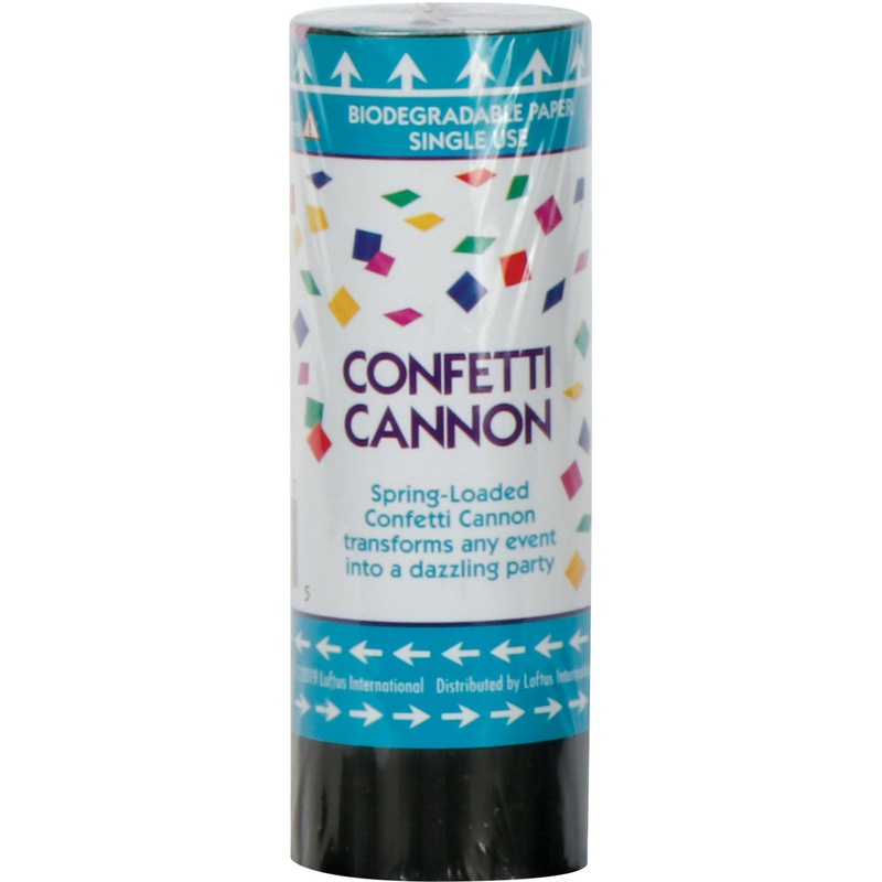 4" Spring Loaded Biodegradable Confetti Cannon