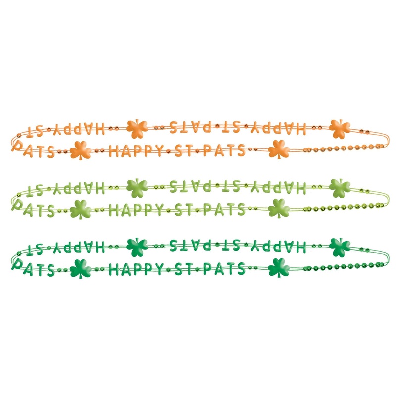 Bead Necklaces 6ct | St. Patrick's Day