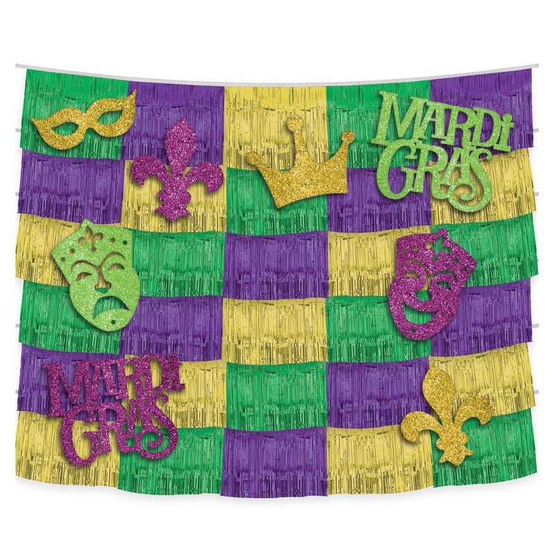 Decorating Backdrop Kit| Mardi Gras