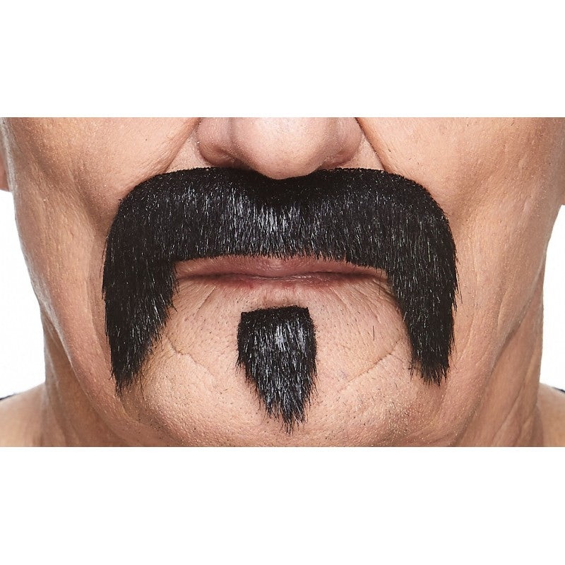 Pointed Square Mustache and Tiny Gotee