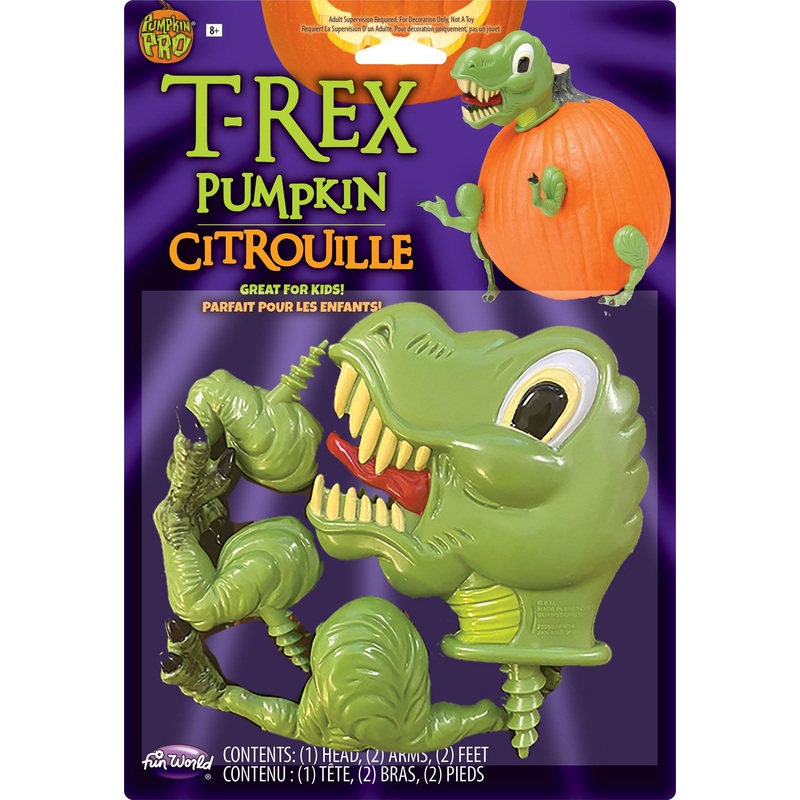 T-Rex Pumpkin Decorating Kit