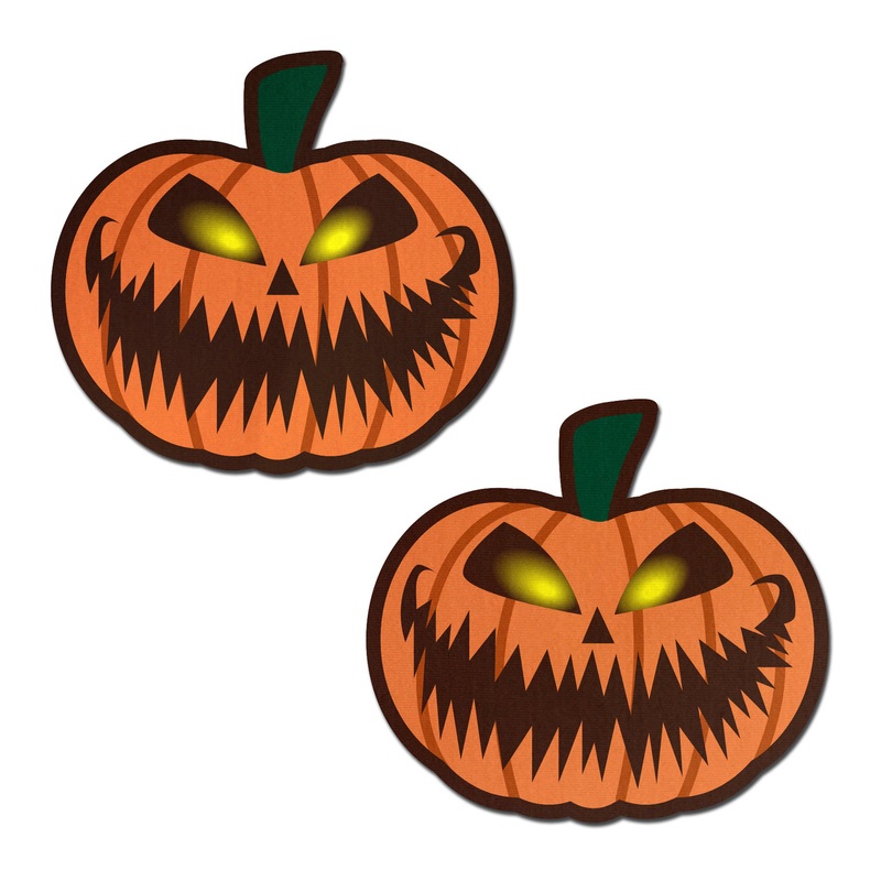 Terrifying Halloween Jack O' Lantern Nipple | Pasties by Pastease