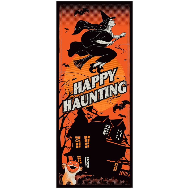 Vintage Halloween Door Cover | Halloween