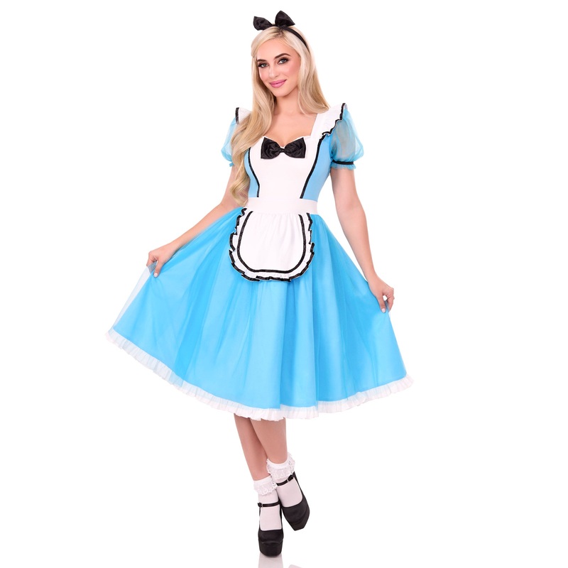 2 PC Looking Glass Alice Costume
