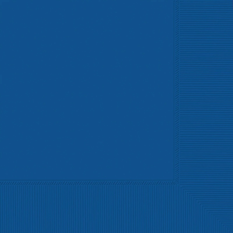 3-Ply Luncheon Napkins - Bright Royal Blue 40ct