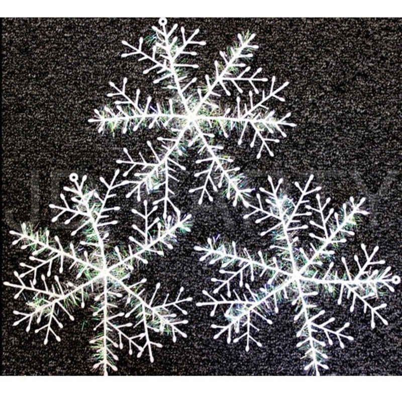 3pc Christmas Hanging Snowflake Decoration
