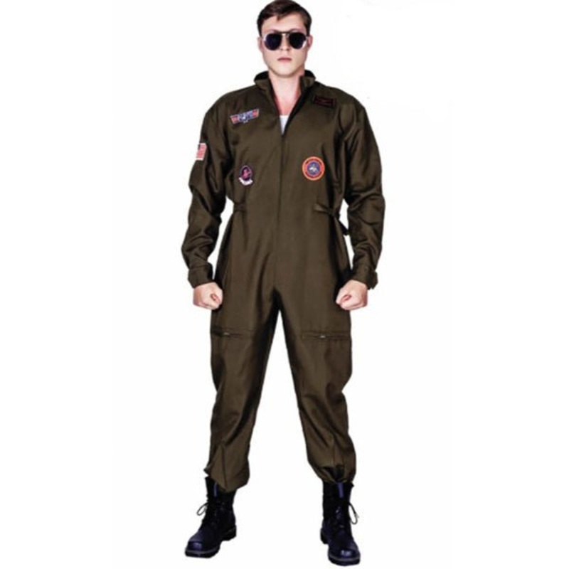 Adult Deluxe Top Gun Fighter Pilot Costume