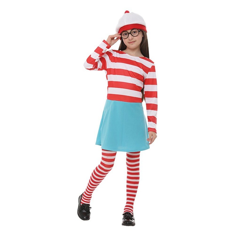 Children Where's Wally Wenda Girl Costume