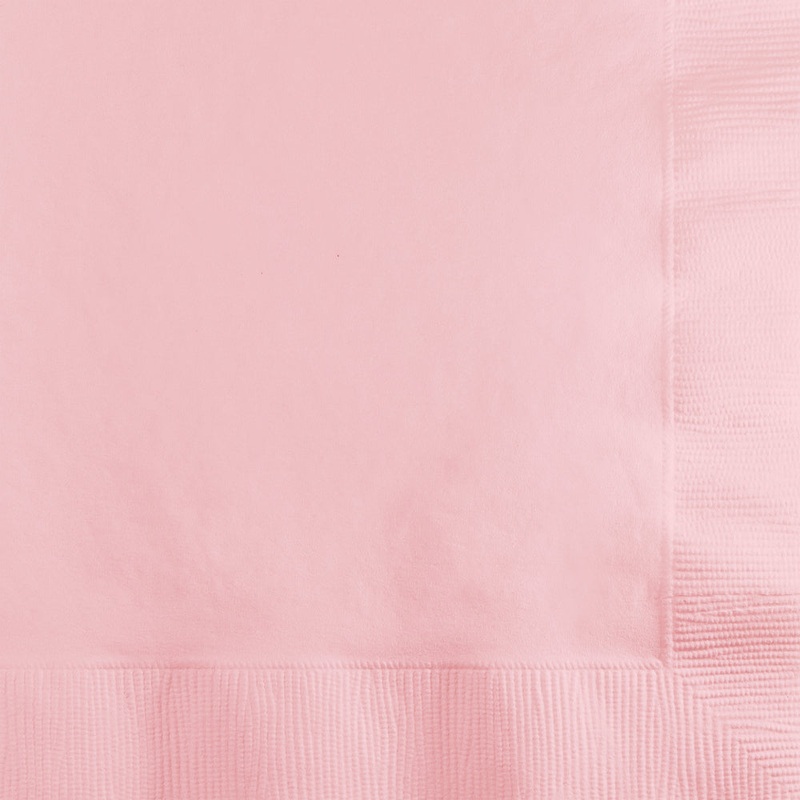 Classic Pink Beverage Napkins 50ct | Solids