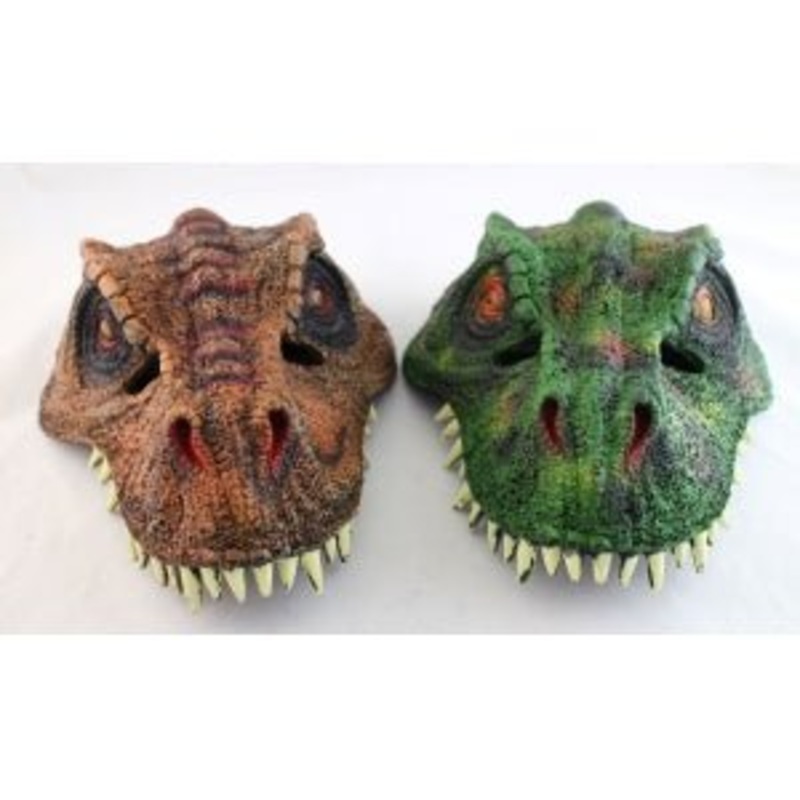 Latex Dinosaur Hat Mask