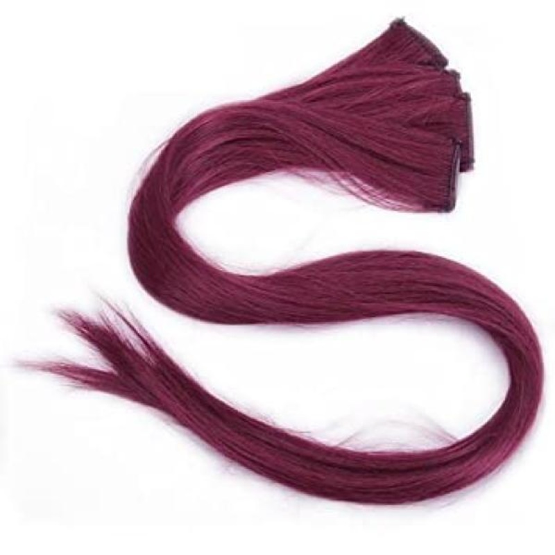 Natural 18in Hair Clip In HiLights