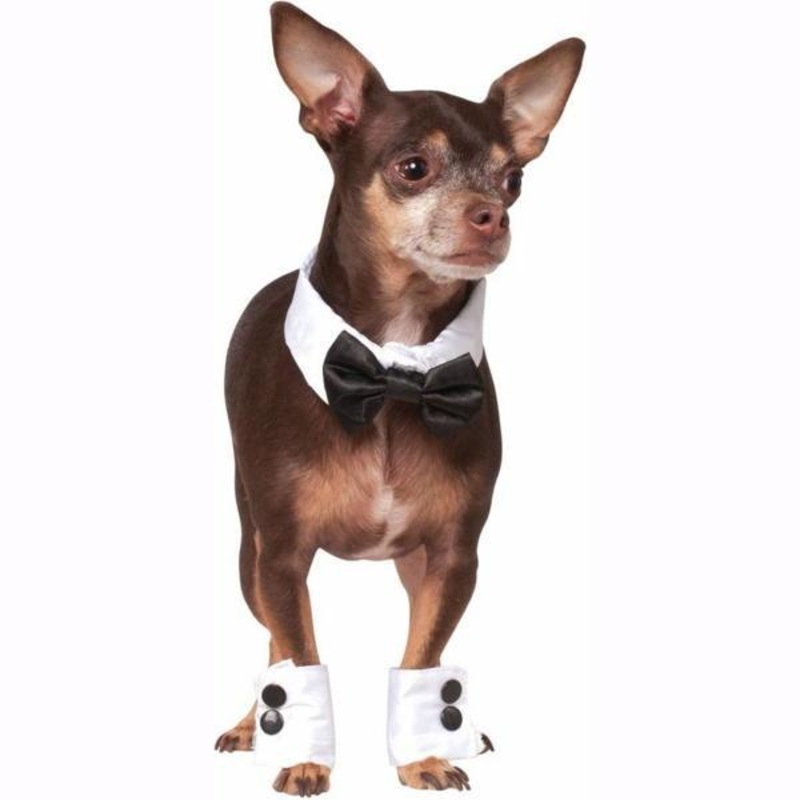 Tuxedo Bow Tie & Cuff Set | Pet