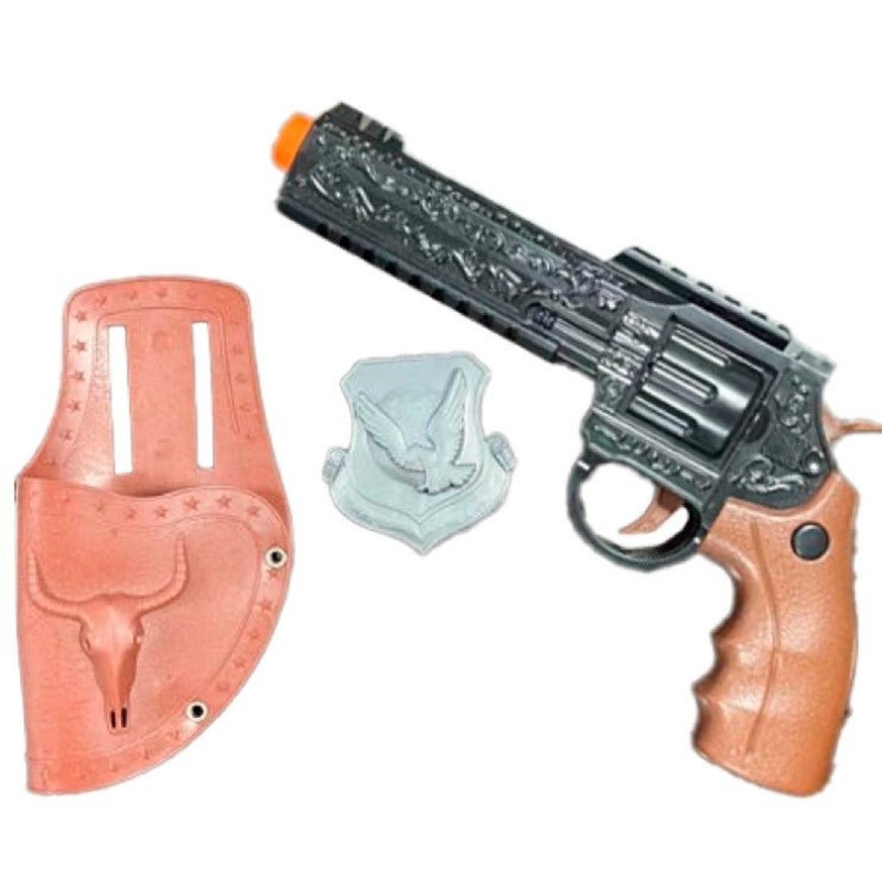3pcs Cowboy Gun with Holster and Badge set