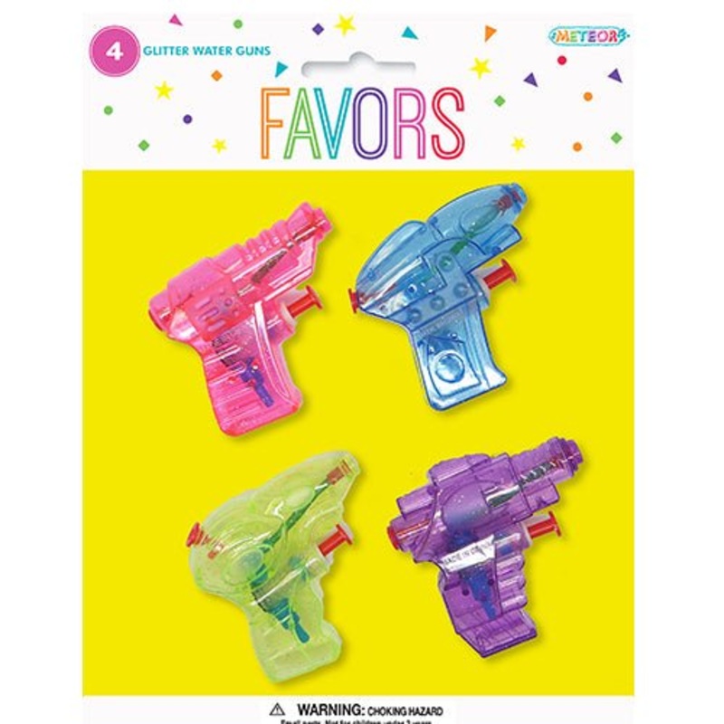 4pk Mini Water Pistols