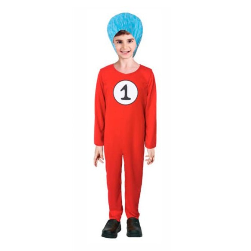 Children Dr. Seuss Thing 1 Style Boy Costume