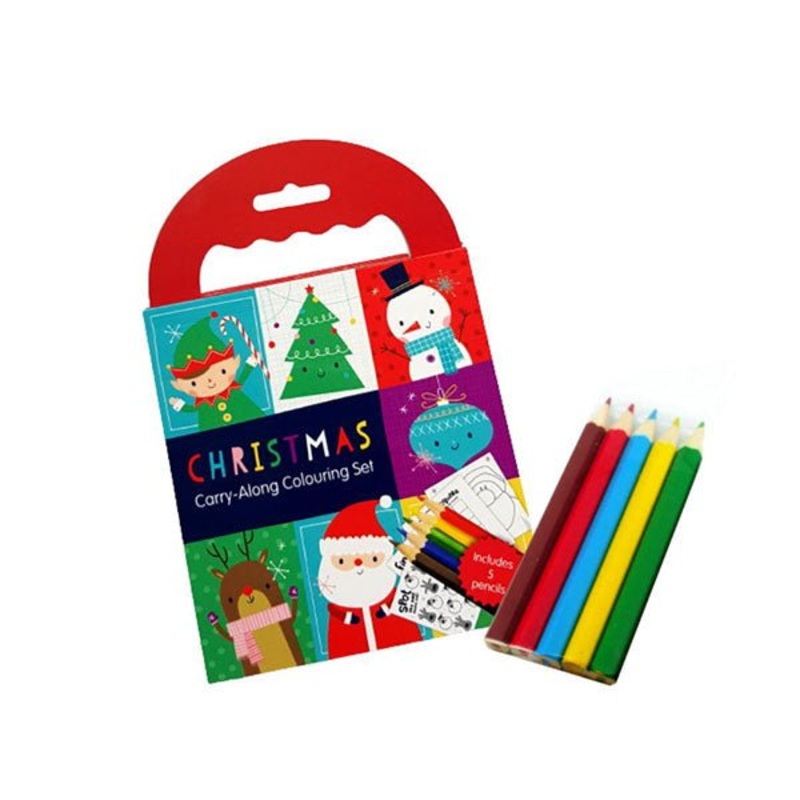 Christmas Carry Along Colouring Set