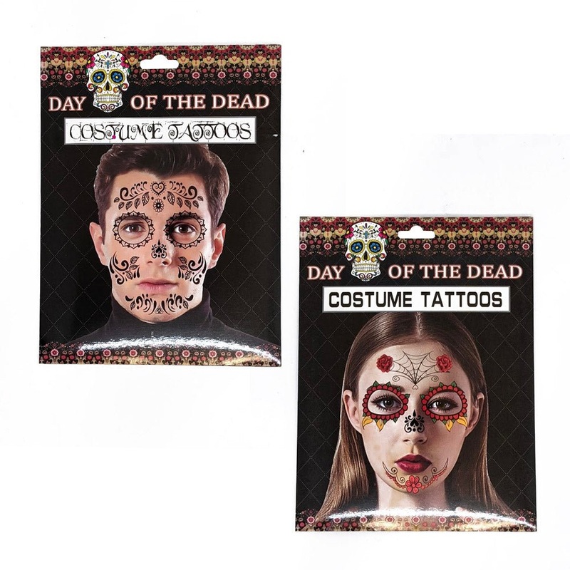Day of the Dead Face Tattoo