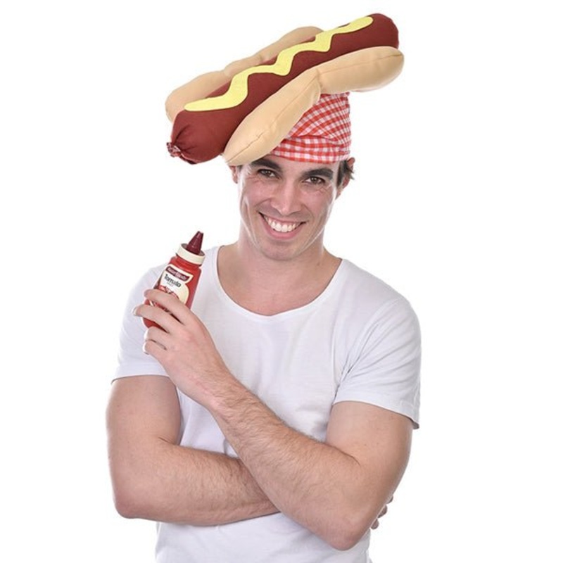 Fun Novelty Hot Dog Costume Hat