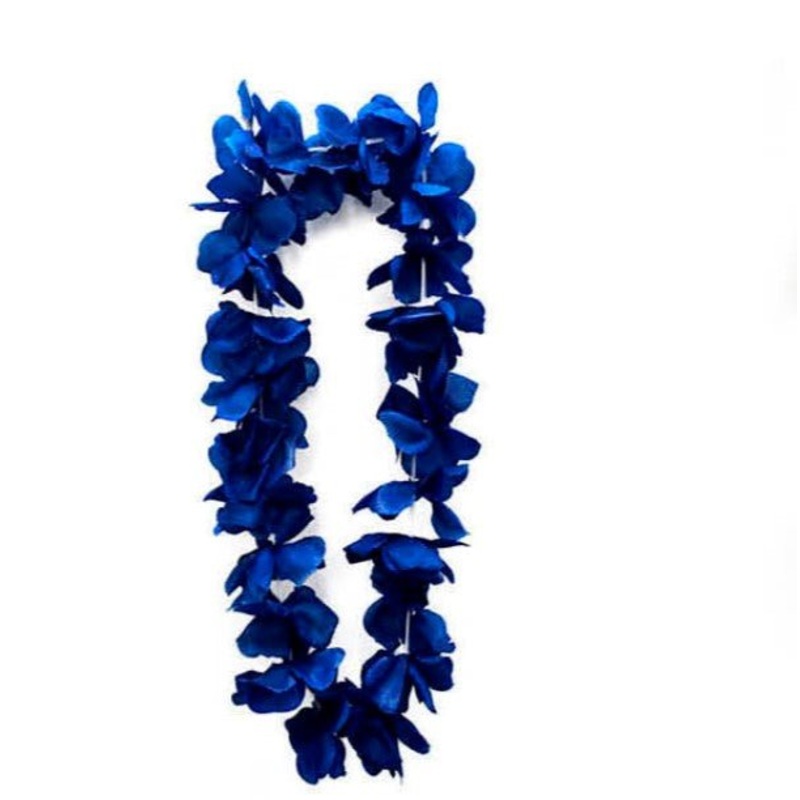 Hawaii Flower Lei - Royal Blue