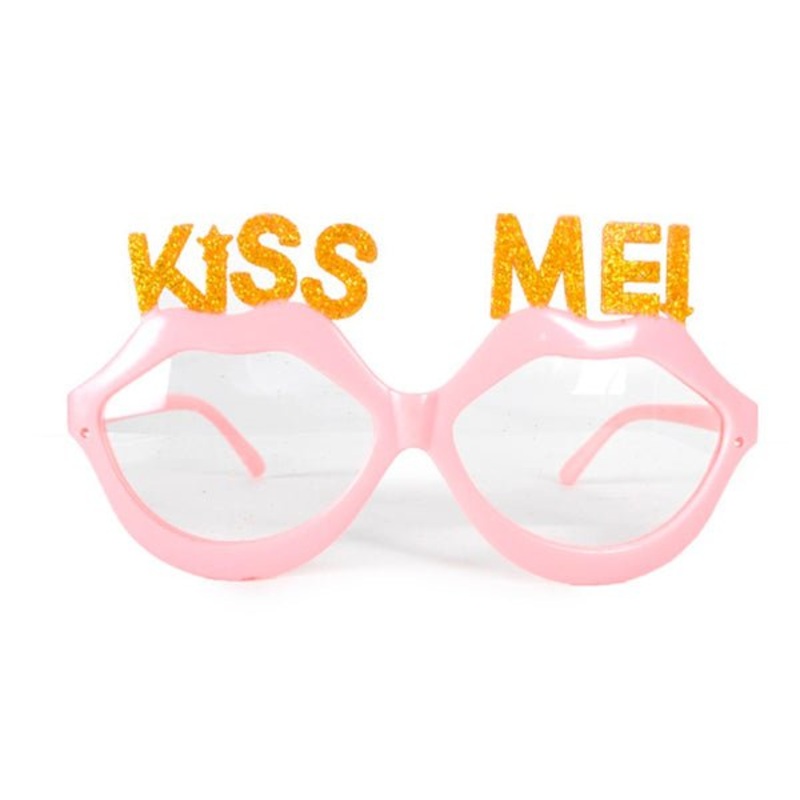 Kiss Me Party Glasses