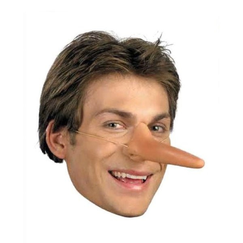 Long Nose Costume Accessory - Pinocchio/Liar Nose
