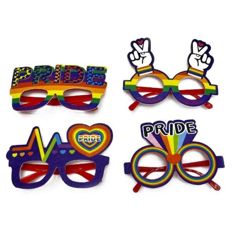 Mardi Gras Pride Glasses