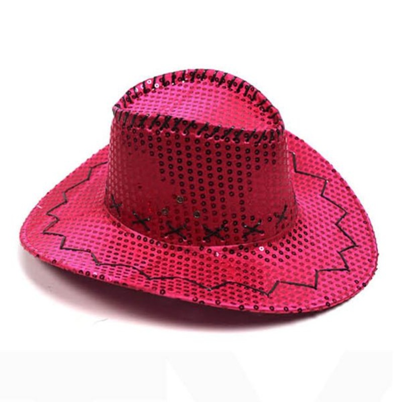 Pink Sequin Cowboy/Cowgirl Hat