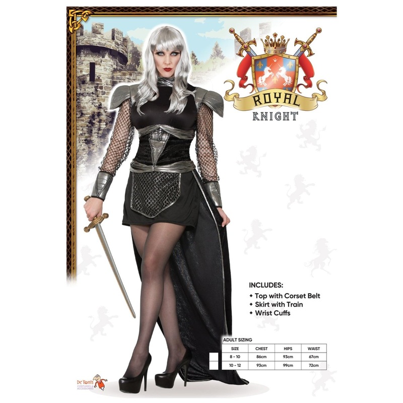 Royal Knight Womens Costume
