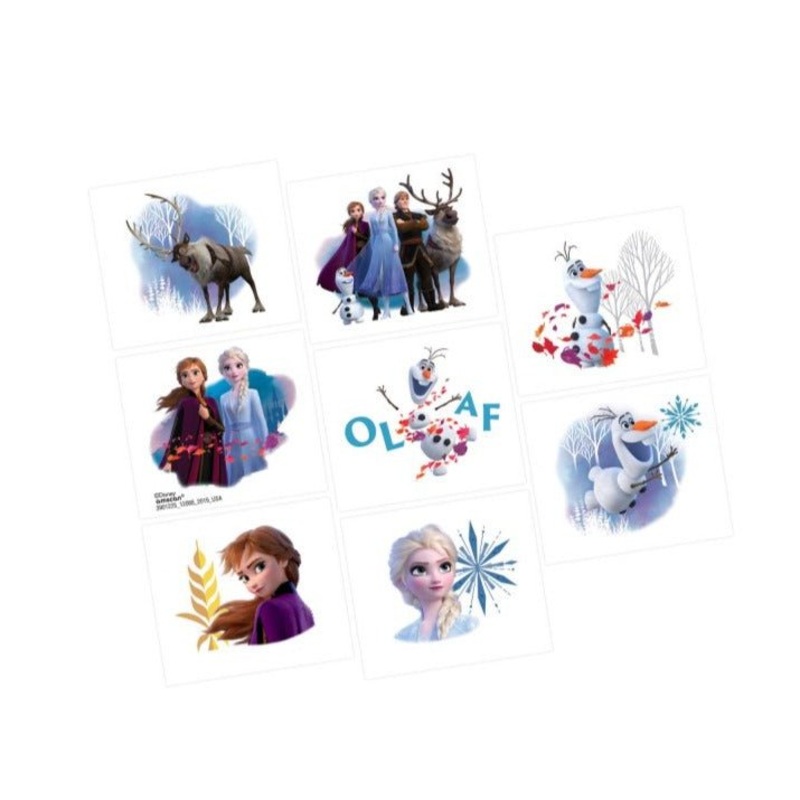 8pk Disney Frozen 2 Temporary Tattoos