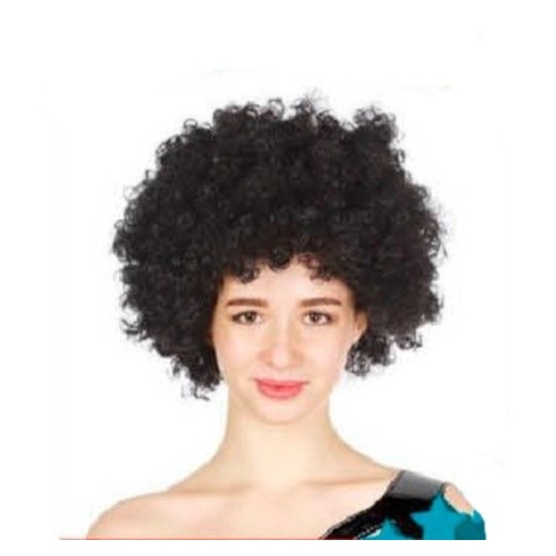 Adult Unisex Black Afro Wig