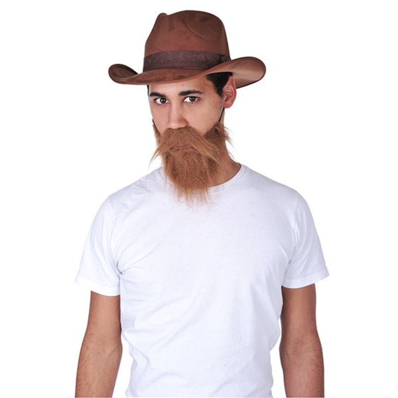 Barber Shop Beard & Mo - Brown