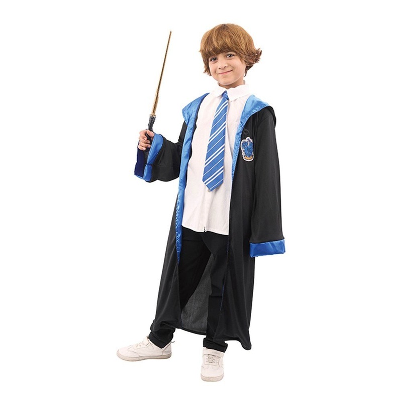 Children Harry Potter Style Unisex Wizard Costume - Blue Ravenclaw House