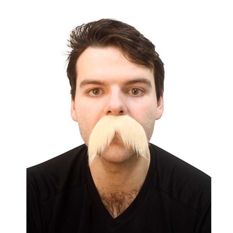 Deluxe Biker Blonde Mo Costume Moustache