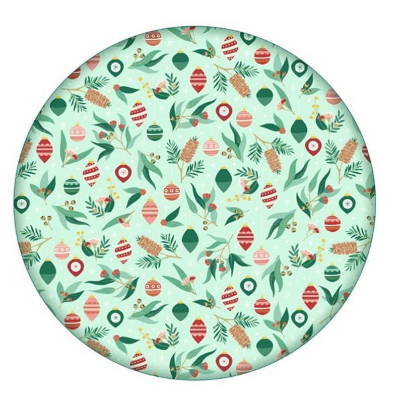 Frankie & Me 2pk Bamboo Fibre Plates 28cm - Christmas Australiana Foliage