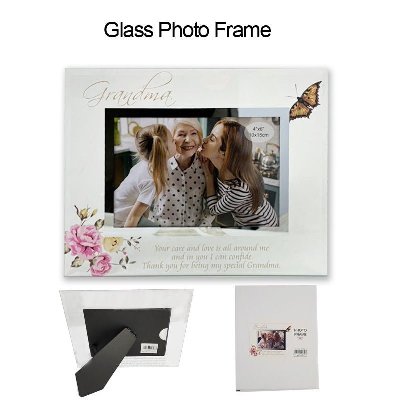 Grandma Glass Photo Frame - 4x6 (19.2 x 21.4cm)