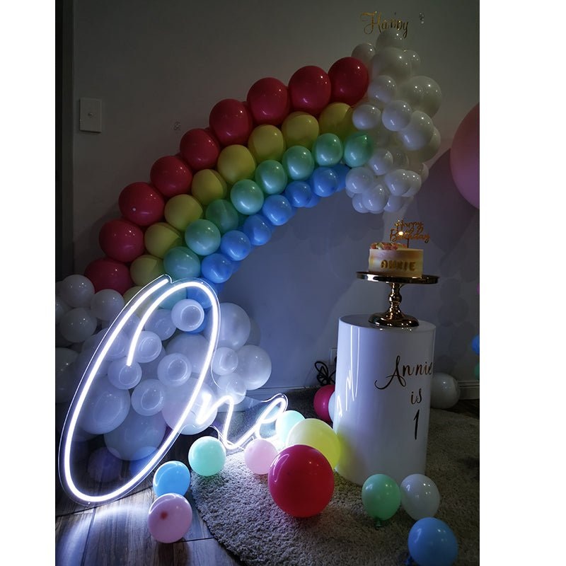 Party Hire - 1st Birthday ONE Neon Light Sign Party Decoration
